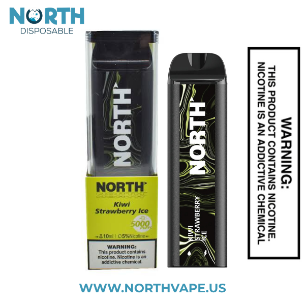 Kiwi Strawberry Ice North 5000 Puffs Disposable Vape