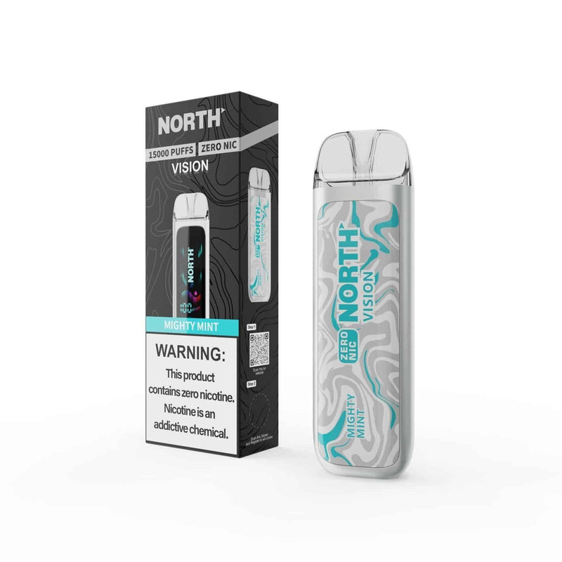 Mighty Mint North Vision Zero Nicotine 15k Disposable Vape