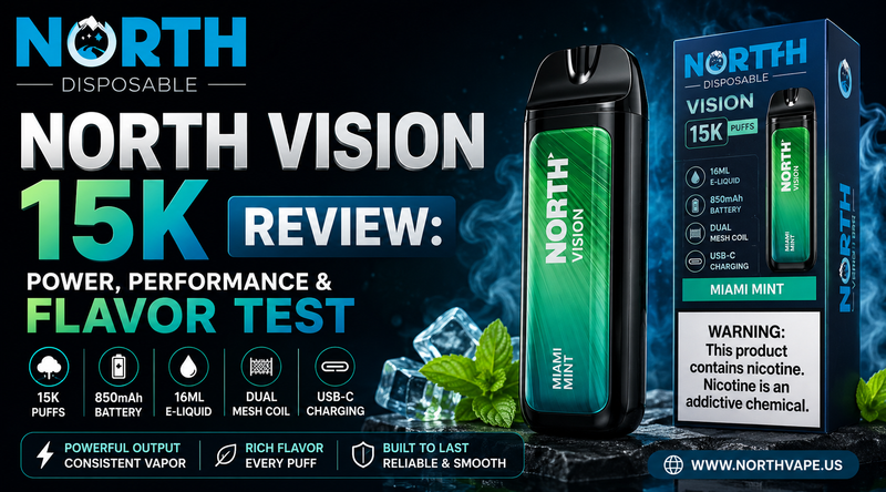 North Vision Vape 15K Review: Power, Performance & Flavor Test