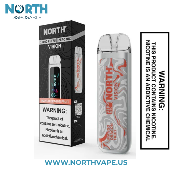 Mango Dragon Fruit North Vision Zero Nicotine 15k