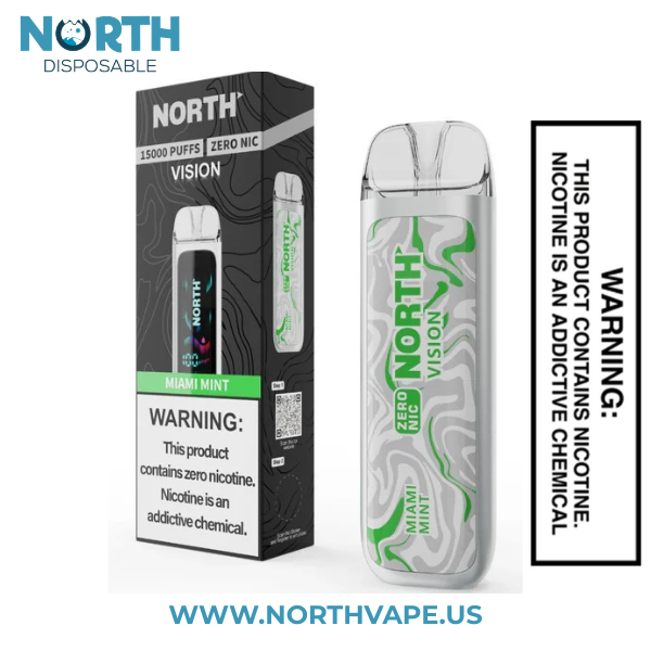 Miami Mint North Vision Zero Nicotine 15k