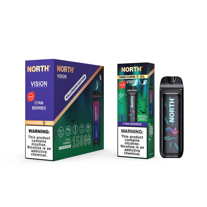 Cyan Berries  North Vision (Halloween Edition) 15K Puffs Disposable Vape