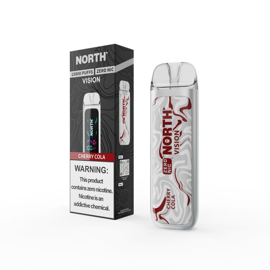 Cherry Cola North Vision Zero Nicotine 15k Disposable Vape