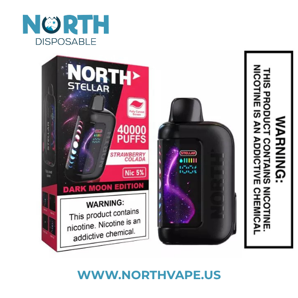 Strawberry Colada North Stellar Dark Moon Edition Disposable Vape – 5% Nic