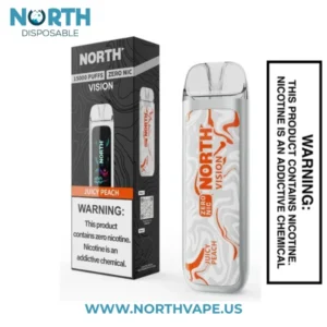 Juicy Peach North Vision Zero Nicotine