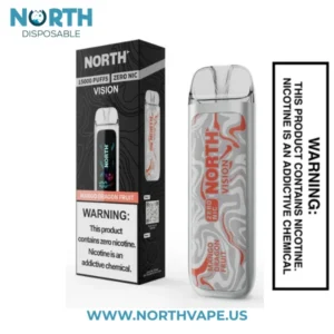 Mango Dragon Fruit North Vision Zero Nicotine 15k Disposable Vape