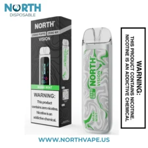 Miami Mint North Vision Zero Nicotine 15k Disposable Vape