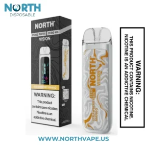 Strawberry Mango North Vision Zero Nicotine 15k Disposable Vape