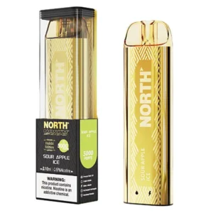 SOUR APPLE ICE - NORTH HABIBI EDITION 5% DISPOSABLE (100ML) 5K PUFFS