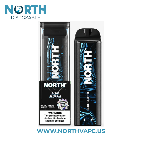 Blue Slurpie North 5000 Puffs Disposable Vape 2 Blue Slurpie North 5000 Puffs Disposable Vape