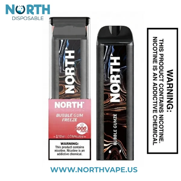 Bubble Gum Freeze North 5000 Puffs Disposable Vape 1 Bubble Gum Freeze North 5000 Puffs Disposable Vape