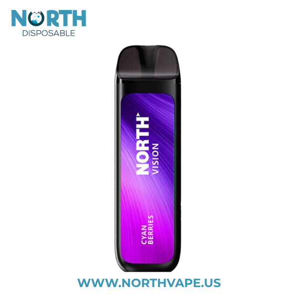 Cyan Berries North Vision 15K Puffs Disposable Vape 2 Cyan Berries North Vision 15K Puffs Disposable Vape