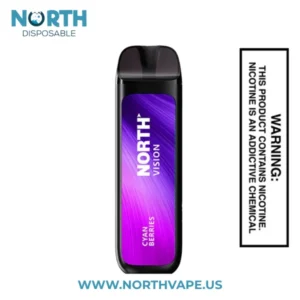 Cyan Berries North Vision 15K Puffs Disposable Vape