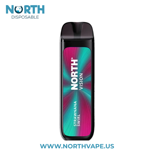 Strawnana Swirl North Vision 15K Puffs Disposable Vape 2 Strawnana Swirl North Vision 15K Puffs Disposable Vape