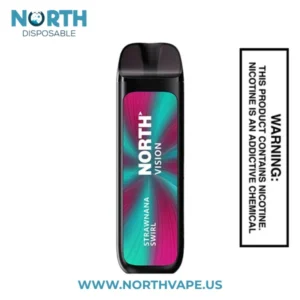 Strawnana Swirl North Vision 15K Puffs Disposable Vape