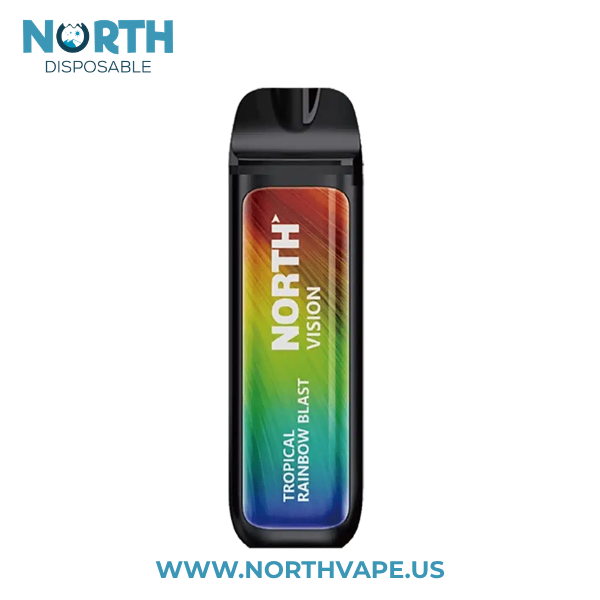 Tropical Rainbow Blast North Vision 15K Puffs Disposable Vape 2 Tropical Rainbow Blast North Vision 15K Puffs Disposable Vape