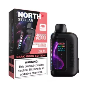 peach lemon gummies north stellar 40k puffs disposable 1