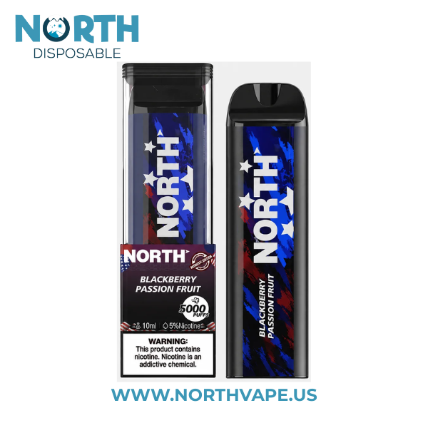 Blackberry Passion Fruit North 5000 Puffs Disposable Vape 2 Blackberry Passion Fruit North 5000 Puffs Disposable Vape