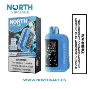 BlueberrySlushyNorthStellar40kSlushyEditionDisposableVape 5 Nic
