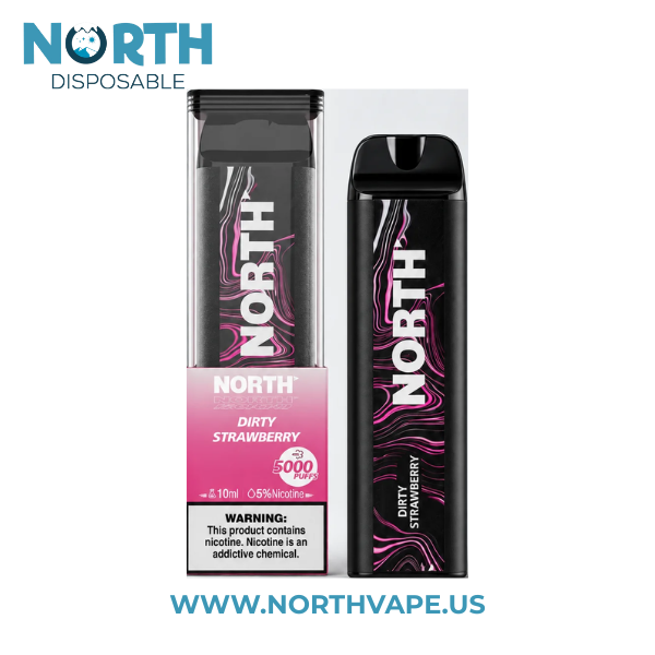 Dirty Strawberry North 5000 Puffs Disposable Vape -10mL 2 Dirty Strawberry North 5000 Puffs Disposable Vape -10mL