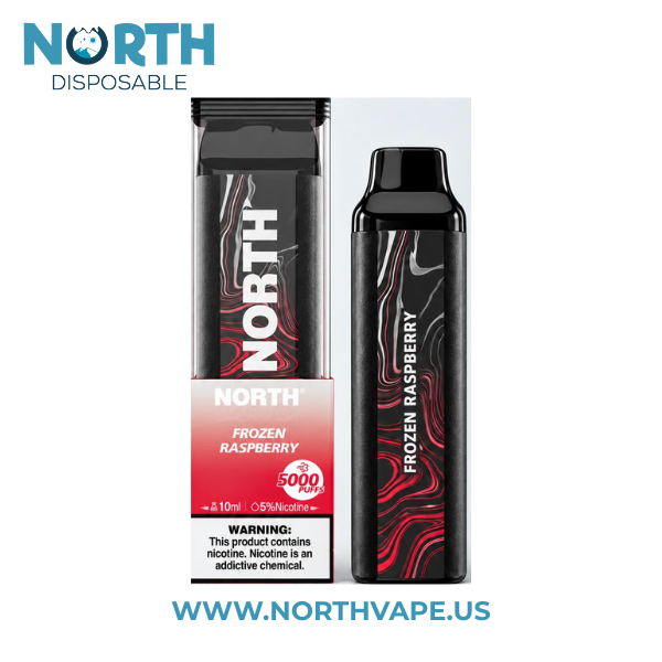 Frozen Raspberry North 5000 Puffs Disposable Vape -10mL 2 Frozen Raspberry North 5000 Puffs Disposable Vape -10mL