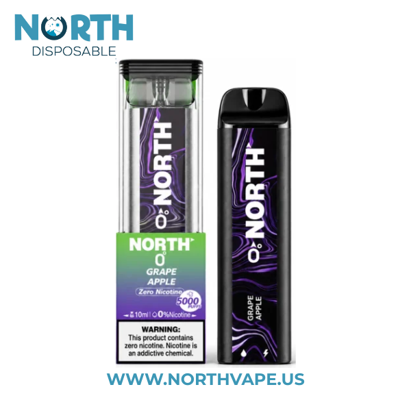 Grape Apple North 5000 Puffs Zero Nicotine 2 Grape Apple North 5000 Puffs Zero Nicotine