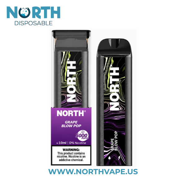 Grape Blow Pop North 5000 Puffs Disposable Vape 2 Grape Blow Pop North 5000 Puffs Disposable Vape