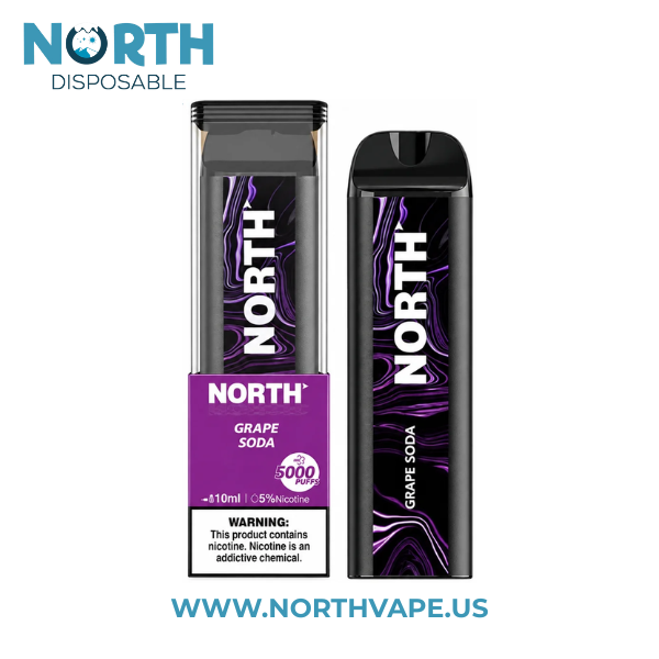 Grape Soda North 5000 Puffs Disposable Vape 2 Grape Soda North 5000 Puffs Disposable Vape