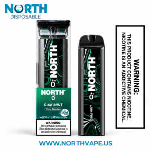 Gum Mint North 5000 Puffs Zero Nicotine 1