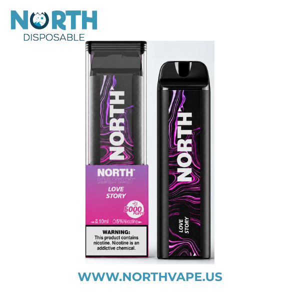 Love Story North 5000 Puffs Disposable Vape -10mL 2 Love Story North 5000 Puffs Disposable Vape -10mL