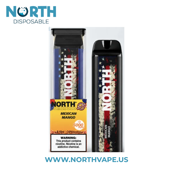 Mexican Mango North 5000 Puffs Disposable Vape - Patriotic Edition 2 Mexican Mango North 5000 Puffs Disposable Vape - Patriotic Edition