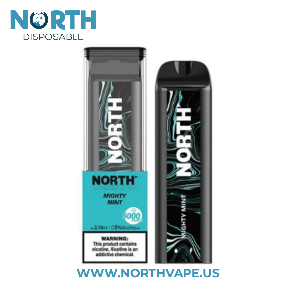 Mighty Mint North 5000 Puffs Zero Nicotine 2 Mighty Mint North 5000 Puffs Zero Nicotine