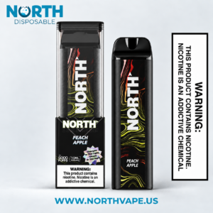 Peach Apple Night Edition North 5000 Puffs Disposable Vape