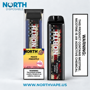 Peach Pineapple Patriotic Edition North 5000 Puffs Disposable Vape
