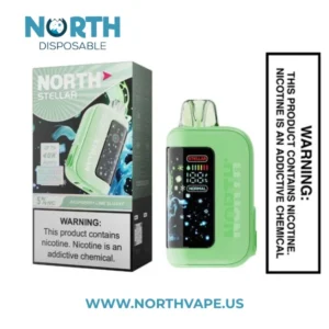 RaspberryLimeSlushyNorthStellar40kSlushyEditionDisposableVape 5 Nic