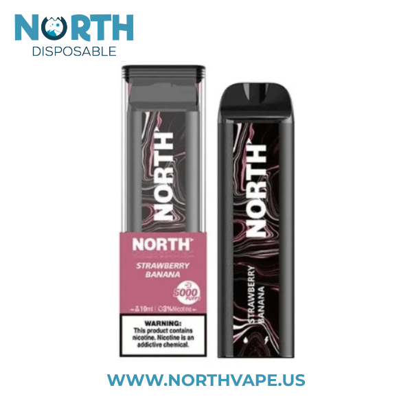 Strawberry Banana North 5000 Puffs Zero Nicotine 2 Strawberry Banana North 5000 Puffs Zero Nicotine