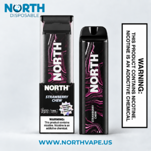 Strawberry Chew Night Edition North 5000 Puffs Disposable Vape