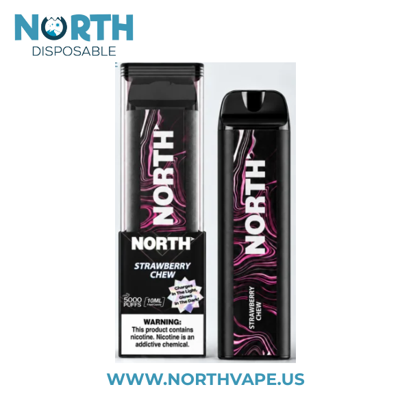 Strawberry Chew North 5000 Puffs Disposable Vape - Night Edition 2 Strawberry Chew North 5000 Puffs Disposable Vape - Night Edition
