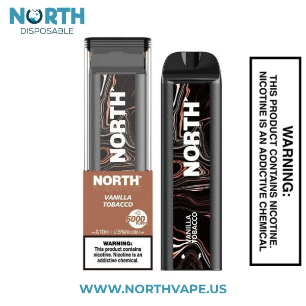 Vanilla Tobacco North 5000 Puffs Disposable Vape 1 Vanilla Tobacco North 5000 Puffs Disposable Vape